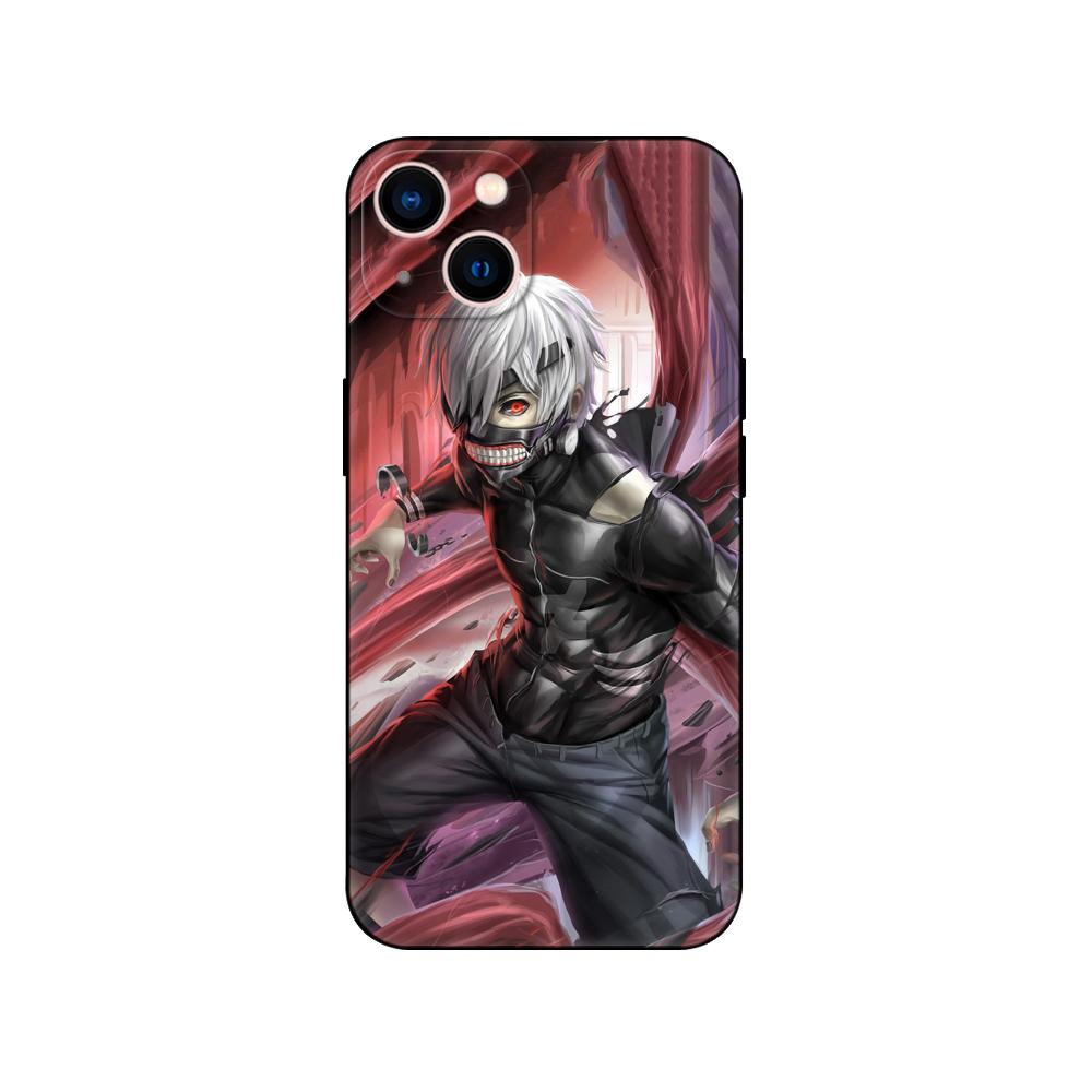 Черный чехол из ТПУ для Samsung Galaxy S22 S20 S21 FE PLUS ultra+S10 E lite задняя крышка Tokyo Ghouls