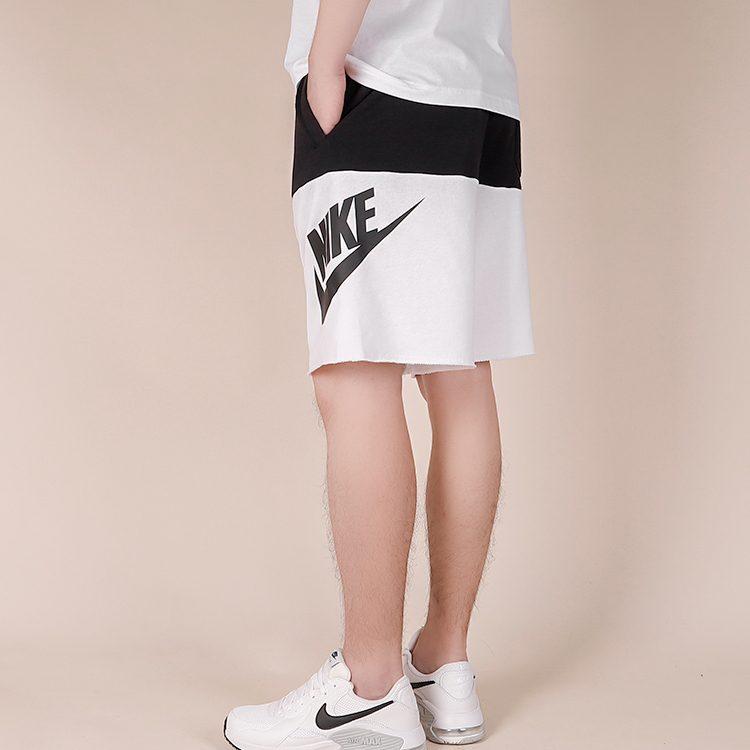 Nike Спортивные шорты мужские черные/белые средние CJ4353-014