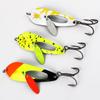 5Pcs 2CM/2G 4CM/4G 6CM/10G Spinner Blade Lure with Hook Metal Rotating Sequin Spoon Spinnerbait Saltwater Freshwater Bass Fishing Accessories