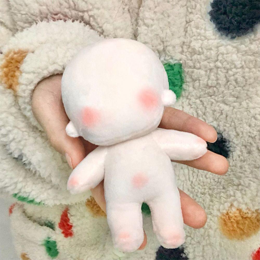 Embroidery Blank Unembroidery Cotton Doll Plush DIY Idoll Doll Blank Cotton Stuffed Toy Girl Gift