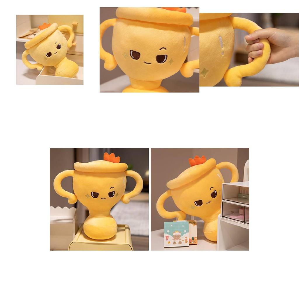 Creative Plush Trophy Pillow Toy For Fun School And Company Awards Unique Design