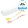 Richell TLI Soft Spoon 2 Types + Case Set, Mixed Colors, 1 Set, Korean Popular Tableware
