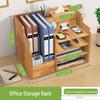 "Multi-layer Lockable Desk Organizer with File Drawer"