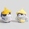 Collection Penguin Doll Bag Pendant Fluffy Plush Penguin Keychain  Backpack Decoration