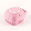 Pet shampoo brush, silicone massage rubber bath comb with liquid shampoo storage device, suitable for dog cat beauty tools