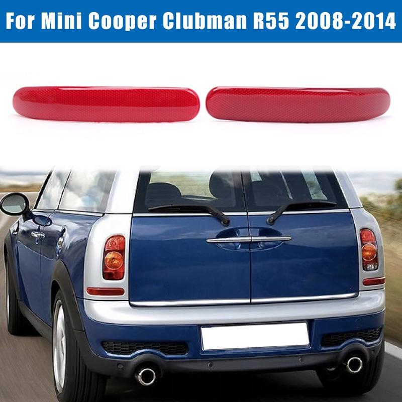 Красный отражатель заднего бампера для Mini Cooper Clubman R55 2008-2014