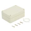 LeMotech Водонепроницаемая пылезащитная IP65 Пластиковая ABS Распределительная коробка Универсальный корпус для электрических проектов Светло-серый 3,3 x 2,3 x 1,3 дюйма (83 x 58 x 33 мм)