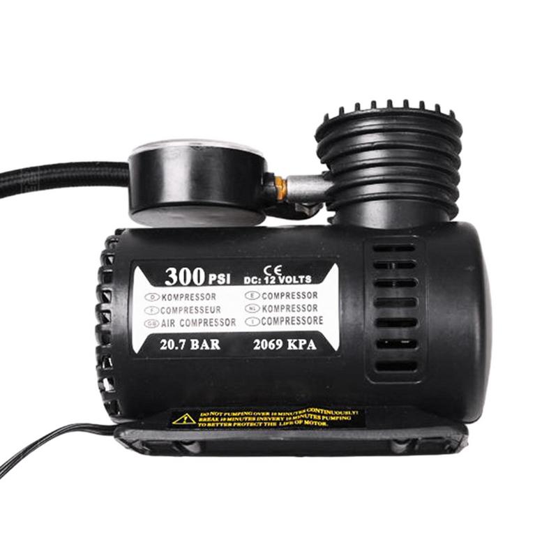Надувной воздушный насос Mini 300PSI автомобильный воздушный насос и насос для накачивания шин с автоматическим считыванием 12 В автоматический считывающий воздушный компрессор насос