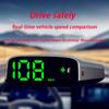 1 шт. Автомобильный спидометр Солнечный Head Up Display GPS Цифровой Интеллектуальный Светочувствительный HUD Дисплей скорости Цифровая Авто Электроника