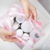 Косметички женские прозрачные ПВХ дорожные молнии прозрачные косметички чехол органайзер для мытья набор туалетных принадлежностей чехол