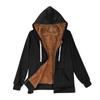Lined Jacket Women Flannel Winter Warm Fleece Zip Up Hooded With Side Pockets Fall Outfits For Women