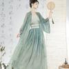 Китайский стиль династии Сун, женский повседневный костюм Hanfu, элемент Han, женская одежда