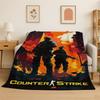 Counter Strike CS GO Игра Геймер Фланелевое Одеяло Мягкое Теплое Плед для Спальни Гостиной Кровати Путешествия Кемпинга Пикника Подарок