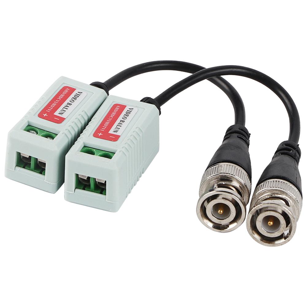 2 шт. Портативный HDCVIHDVIAHD Пассивный Видео Балун Приемопередатчик Кабель Витой Передатчик для Cam