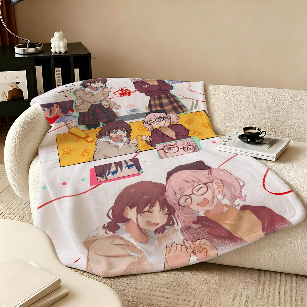 Anime B-BanGDream Throw Flannel Blanket Perfect for Sofa Office Bed Travel Sleep Read Relax Camping four season use