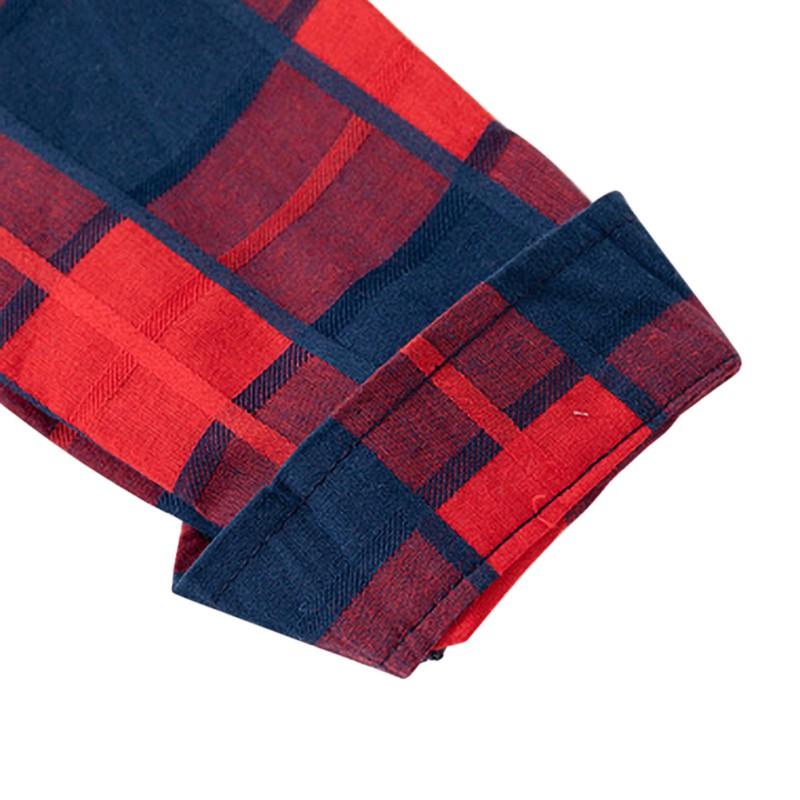 Kids Boys Shirt Clothes Spring Fall Plaid Blouses Clothing Infant Boy Cotton Tops 1-6 Years Kids Shirt