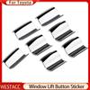 7 шт./компл., накладка на кнопку подъема окна автомобиля для Toyota Corolla Camry RAV4 REIZ Highlander Prius Land Cruiser Vios Prado150