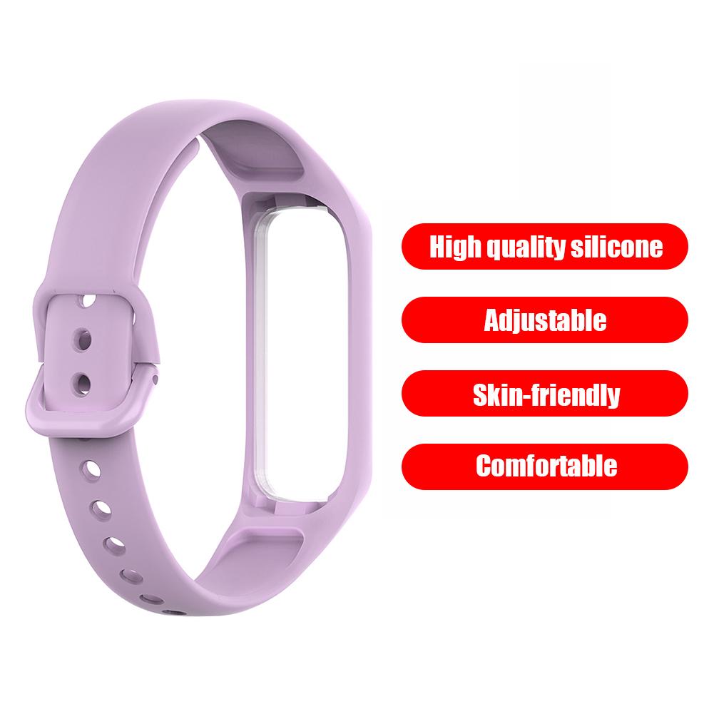 Силиконовый сменный ремешок для часов Samsung Galaxy Fit 2 SM-R220