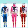 Power Morphin Mighty Rangers Costume Cosplay Dress Party Superhero Jumpsuit