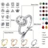Love Round Brilliant Cut Moissanite Stud Lead Free Nickel S925 Sterling Silver Heart Earring for Women Girl /ODM