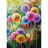 D DIY Diamond Painting Dandelion Diamond Embroidery Cross Stitch Flowers Diamond Mosaic Full Layout Home Decoration