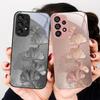 Золотые Листья Гинкго Чехол из Закаленного Стекла для Samsung Galaxy S23 U Ltra 24 Plus S20 P Lus 21 FE S25 Ultra A70 A72 73 51 52 53