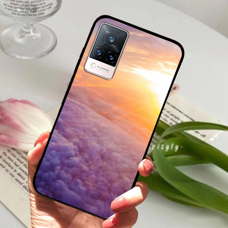 Для vivo V21 5G 4G V21E Чехол Мягкий Силиконовый Телефон TPU Coque Чехол для Vivo V21E v21 V 21e 21 V2050 V2061 Защитный Fundas Оболочка