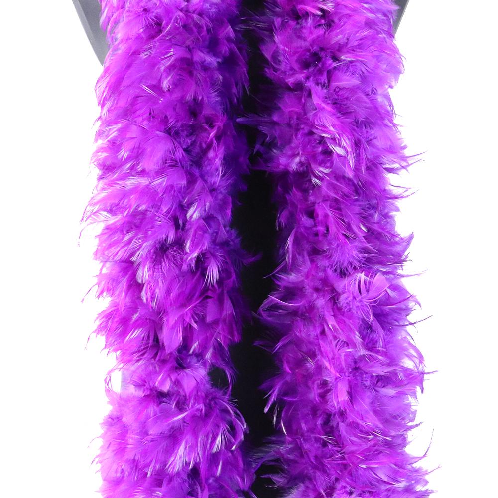 DIY 2meters Thicken Rooster Feathers Boa Crafts Natural Chicken Feather Scarf Making Carnival Party Clothes Handicraft Accessories