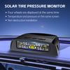 Car Tire Pressure Monitoring System Tyre Temperature Monitor USB / Solar TPMS Universal Automobile Accessories Digital Display
