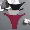 FINETOO 3PCS/Set Women's Lingerie Panties Cotton Gstring Female Underpants Sexy Letter Panties Thong Pantys Underwear Intimates