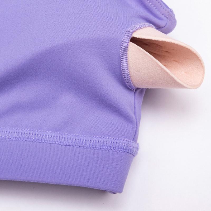 Противоударный бюстгальтер для йоги и фитнеса для женщин, однотонное нижнее белье с лямкой на шее и открытой спиной, спортивный бюстгальтер без косточек