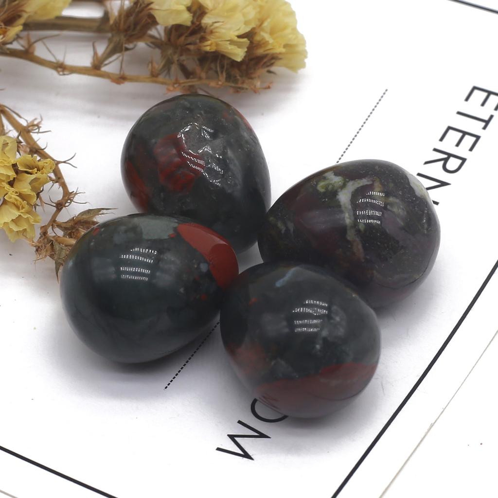 Natural Stone Ornament Egg Shape Crystal Rose Quartz Amethyst Agate Sodalite Opal Yellow Jade Home Decoration Decor Jewelry 17×22 Mm