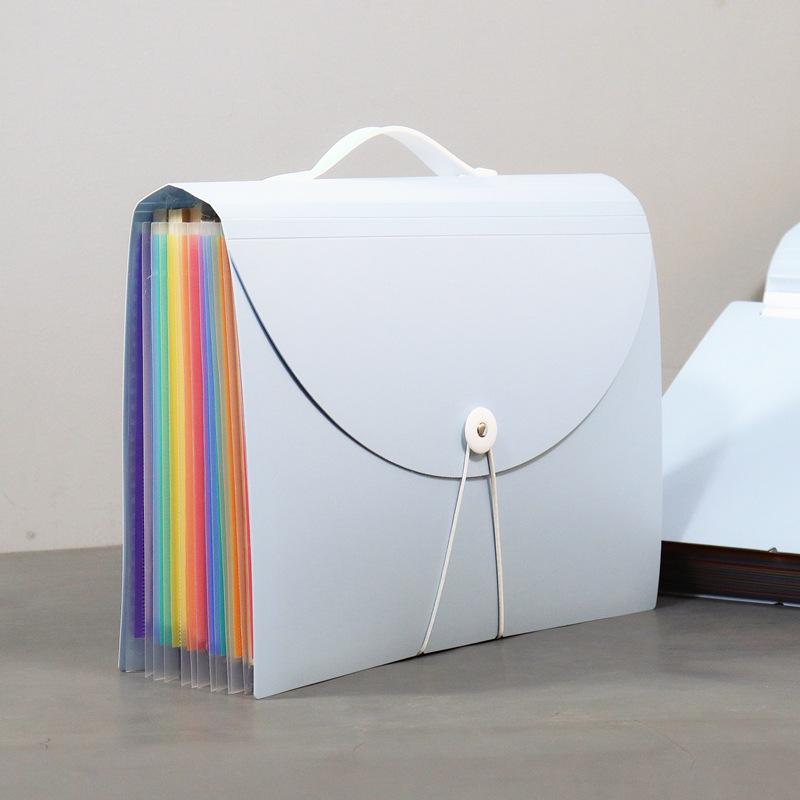 Портативная многослойная папка-гармошка формата А4 - Большая вместимость для офиса и студентов