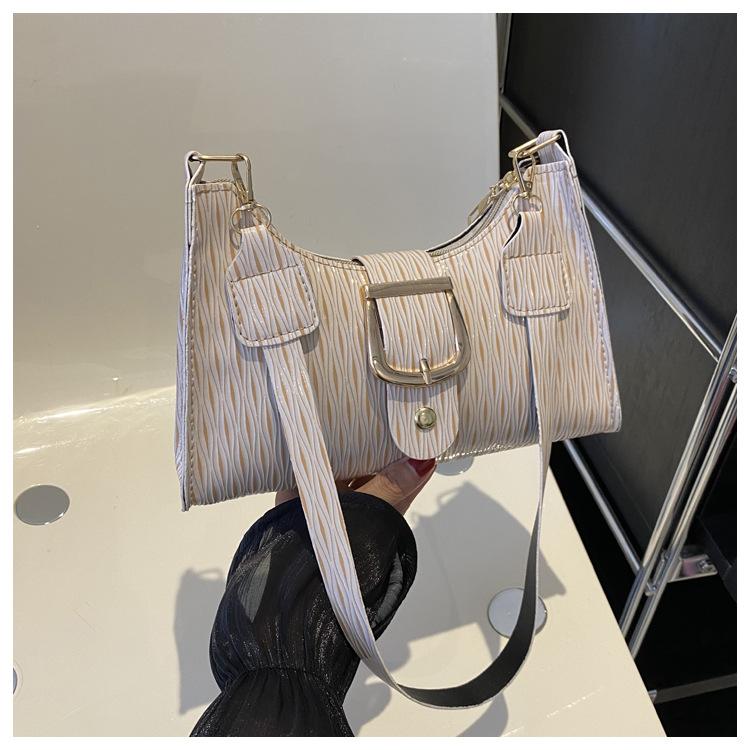 Женская сумка Маленькая квадратная сумка Дизайнерская сумка через плечо Сумка через подмышку Большая вместимость Женская сумка Tide