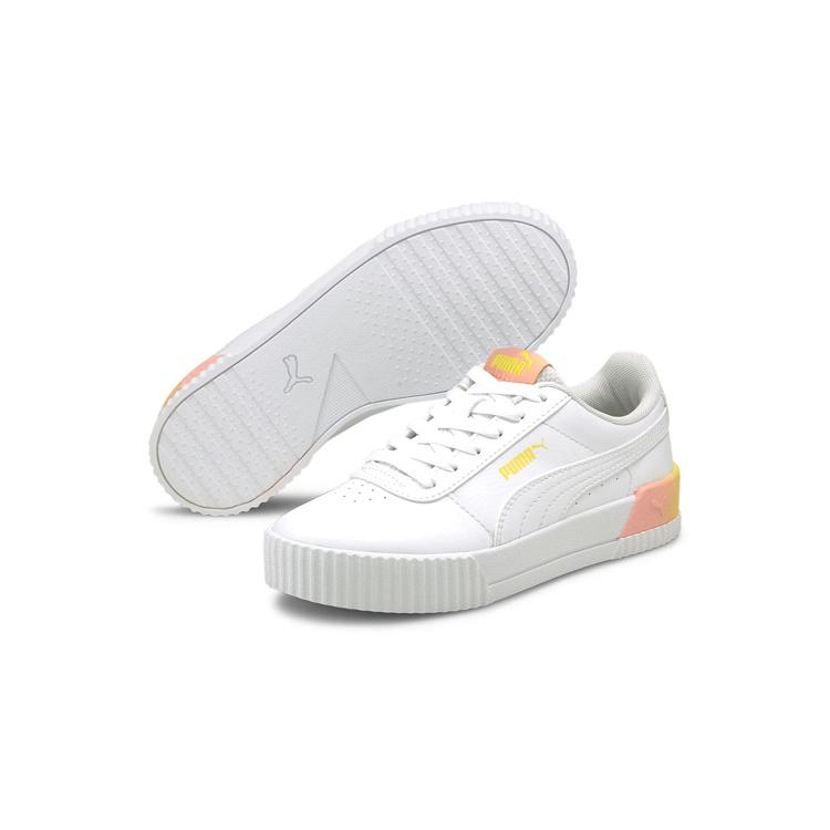 (GS) PUMA Carina Summer Fade 'Белый Желтый' Детские 368765-01