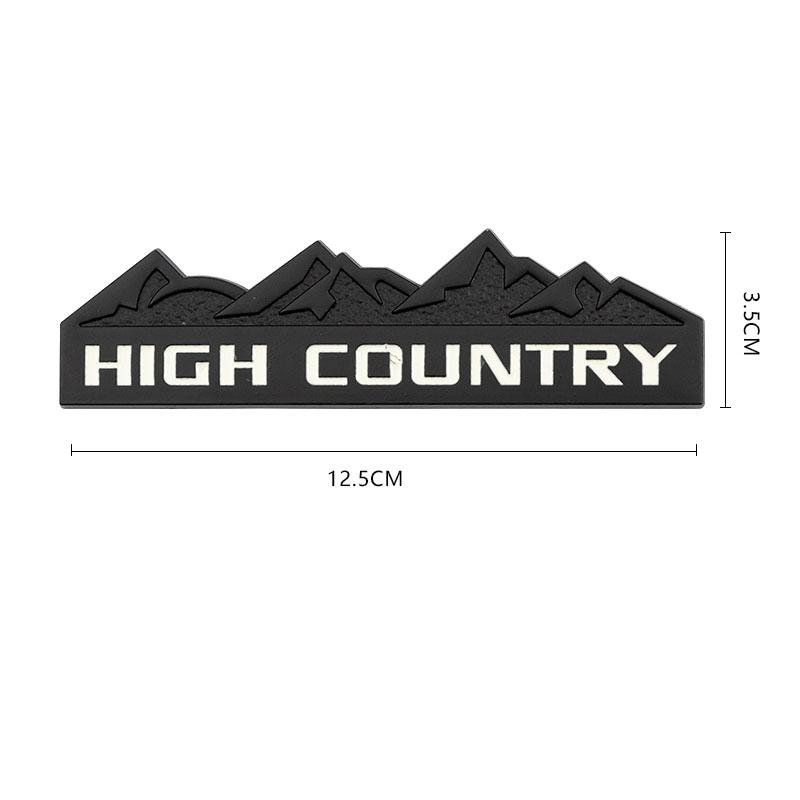 Metal Emblem Sticker Badge Body Trunk Snow Mountain Design Sticker For Jeep Wrangler Rubicon Renegade Compass Grand Cherokee jk