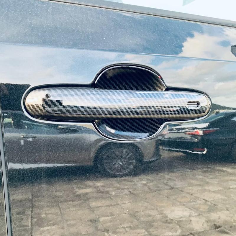 For Lexus GX550 GX 550 2024 2025 Car Chrome Exterior Door Handle Trim Decal Styling Accessories ABS Carbon 4pcs