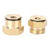 2 шт. G1/2 DN15 Центробековое латунное регулируемое распылительное сопло Садовое орошение Микродождеватель