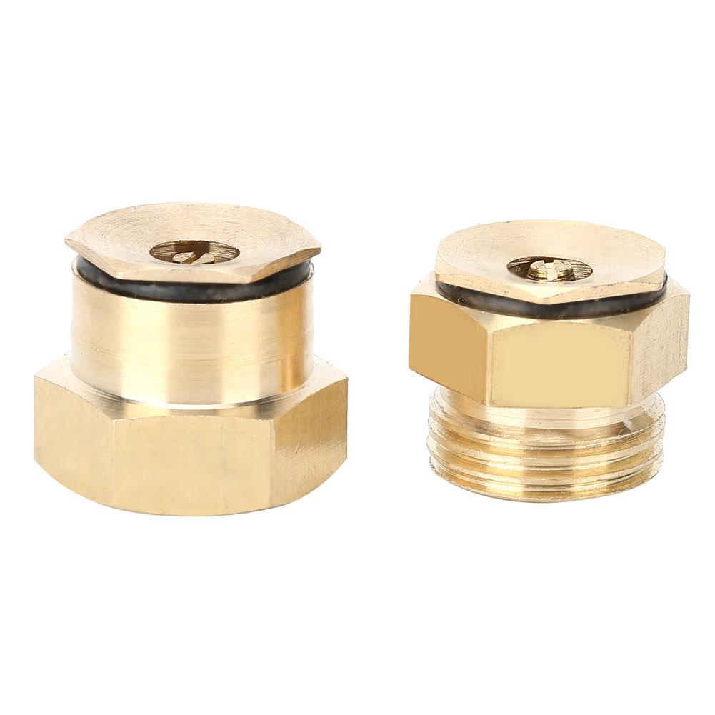 2 шт. G1/2 DN15 Центробековое латунное регулируемое распылительное сопло Садовое орошение Микродождеватель