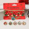 Festive Snowflake & Reindeer Beaded Bracelet: Versatile DIY Jewelry for Christmas – Perfect for Women