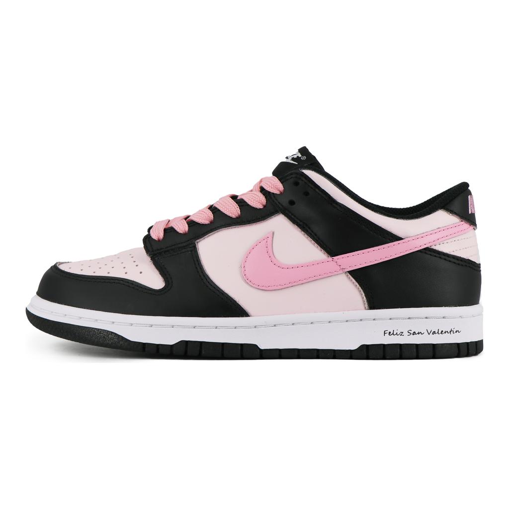 Nike Кроссовки Dunk Black Pink Низкие Скейтбордические Обувь GS Black Pink CW1590-100(Team17-S-BOX)