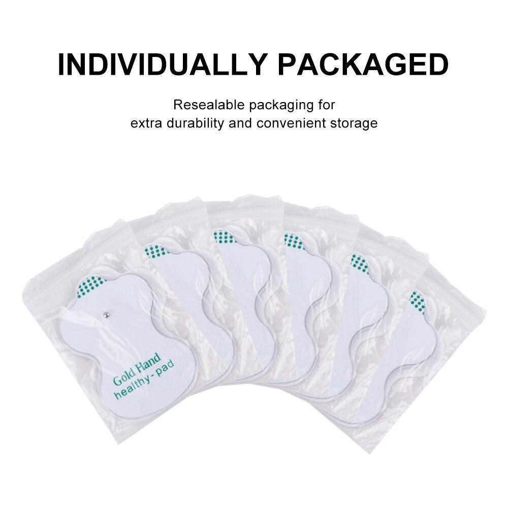 10/20PCS Replacement Tens Electrode Pads for Unit EMS Pulse Massage Machine Body Slimming Massager Self Adhesive Snap On