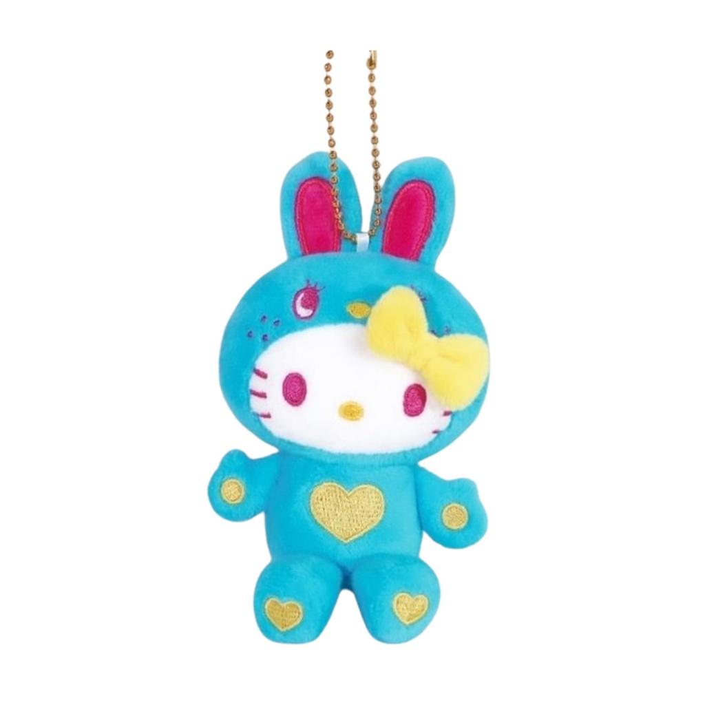 Nakajima Corporation Hello Kitty Mascot Collection Colorful Bunny Blue X X 198921-24 H12.5 W8.5 D4.5cm