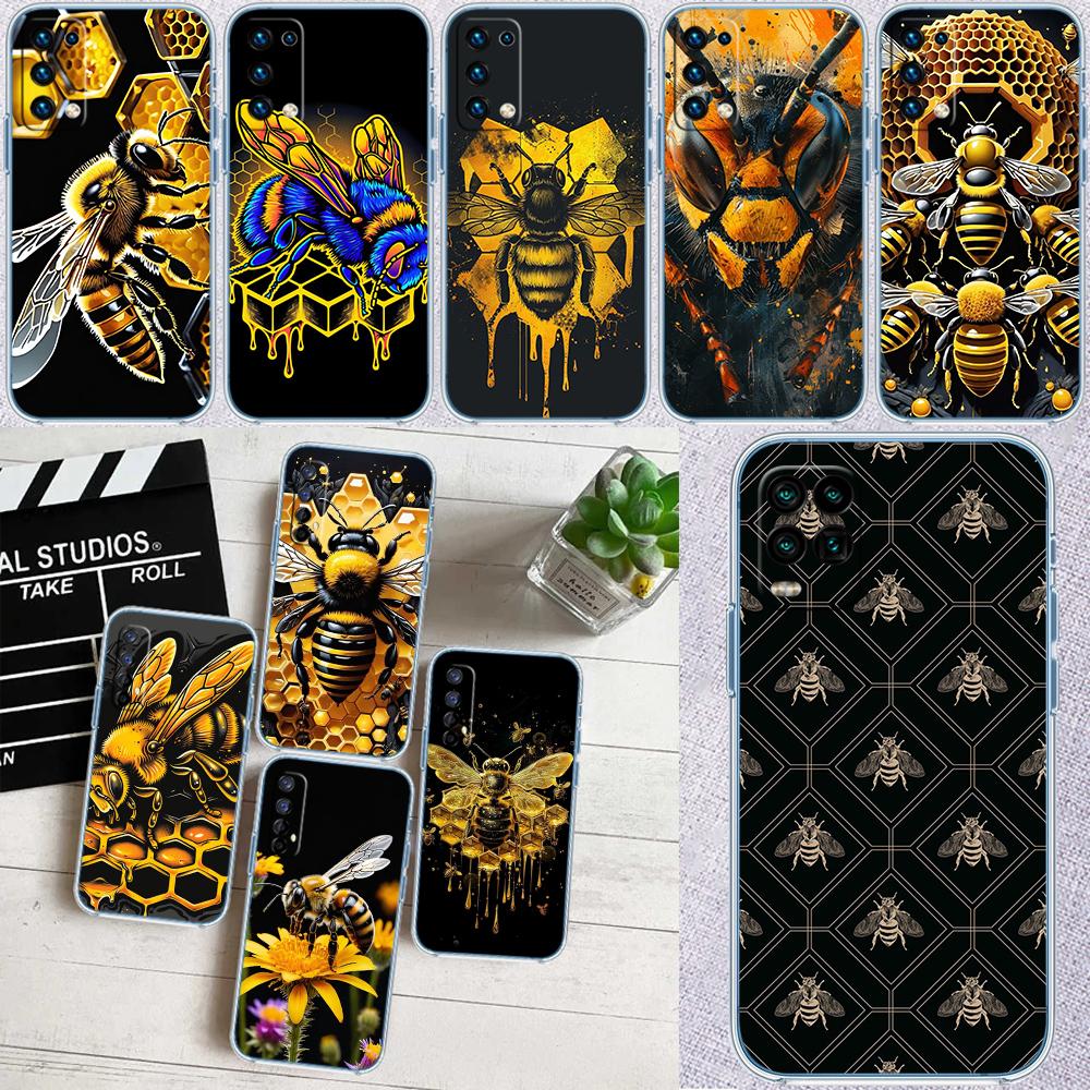 IK7 Мультяшный чехол для телефона Art Bees для Motorola Moto G10 G20 G30 G31 G32 G34 G35 G41 G42 G50 G51 G52 G55 G60 G60S G62 G71 G72 G75