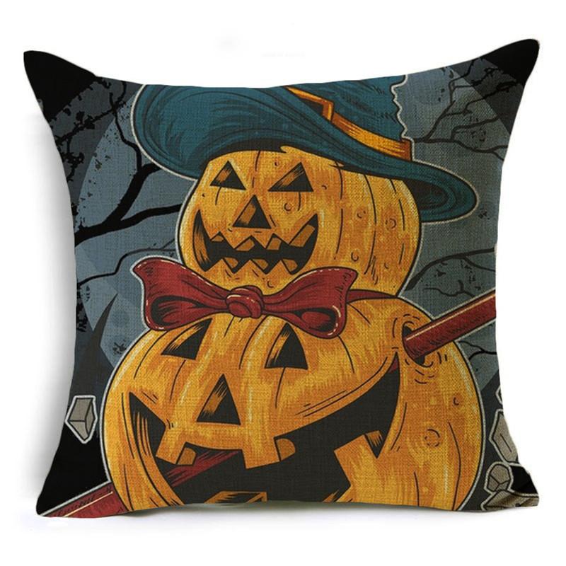 Halloween Horror Collection Themed Pillowcase Holiday Gift Party Decoration Sofa Cushion Cover 40*40cm/45*45cm/50*50cm