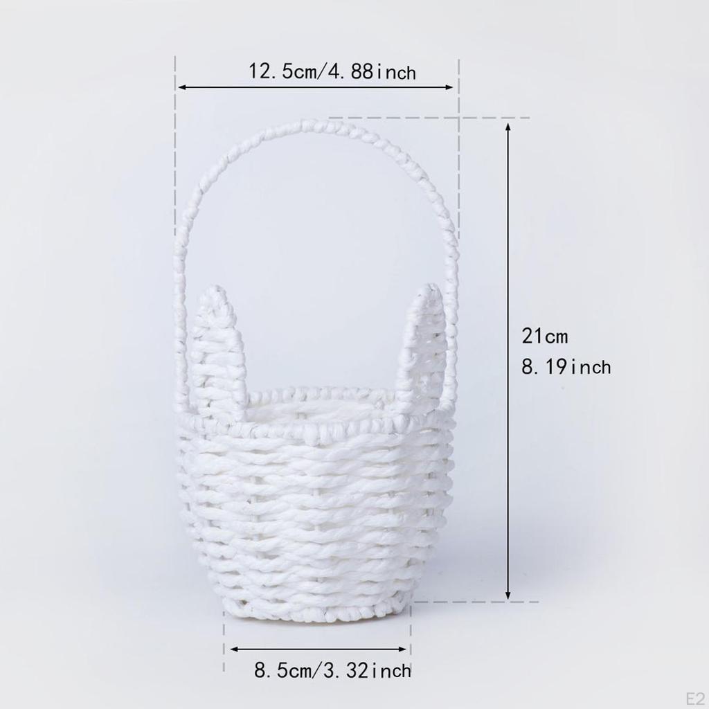 Корзина кролика для Пасхи и использования в качестве цветочницы, хранение событий Главная