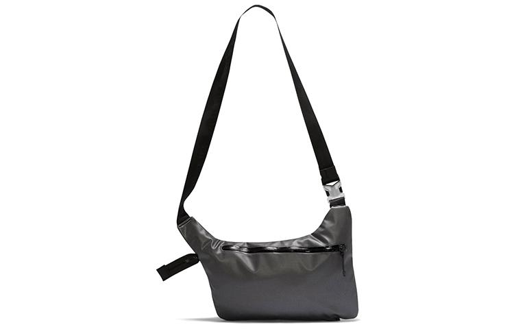Nike Nylon Fabric Shoulder Bag, Crossbody Bag Regular Unisex Grain Gray CU1497-073