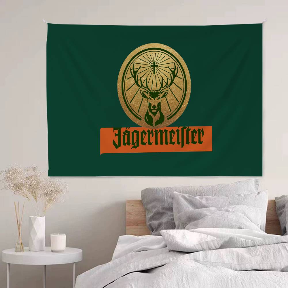 Hot JJaegermeisterS Printed Large Wall Tapestry Cheap Hippie Wall Hanging Bohemian Wall Tapestries Mandala Home Decor