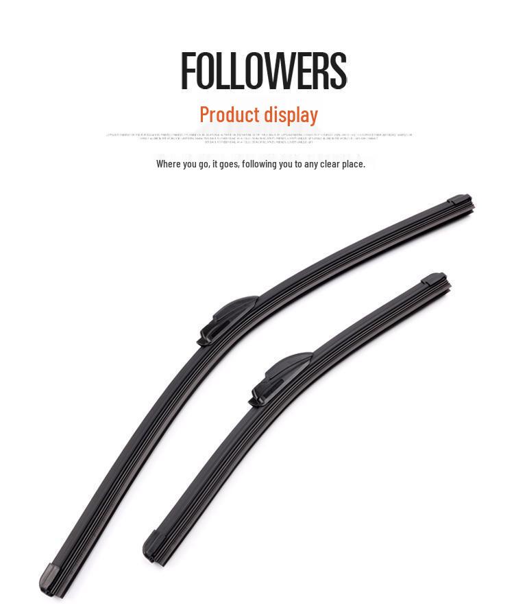 Frameless Double-Layer Wiper Blade for Luxgen U6 Front