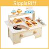 Food Wooden Kids Stall Toy With Ice Cream Bbq For Learning And Play Imaginative